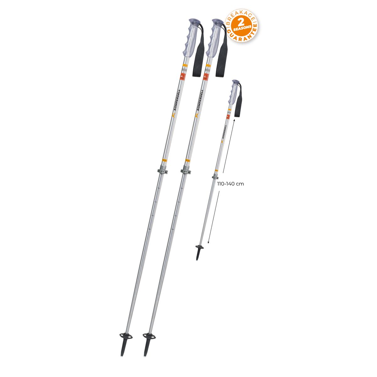 Komperdell Rental Vario Ti black/ silver (10) 1842443-10-Tele