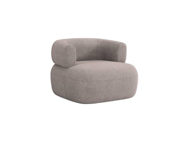 Design Sessel Estro Bouclé Hellbraun chosen by Bloomingloft