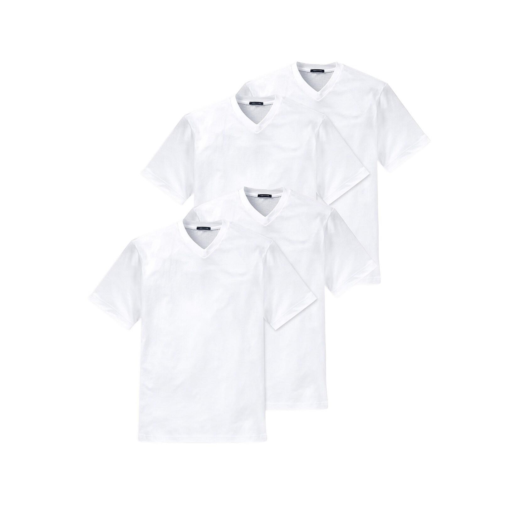 Schiesser Herren T-Shirt American Shirt 4er Pack