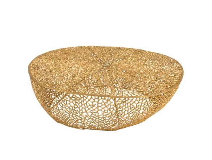 Table Basse Design  Corail  114cm Or