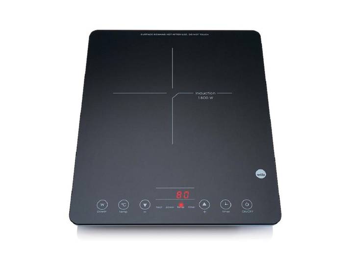 wilfa Einzel-Induktionskochplatte ICP-1800B, 1800 W