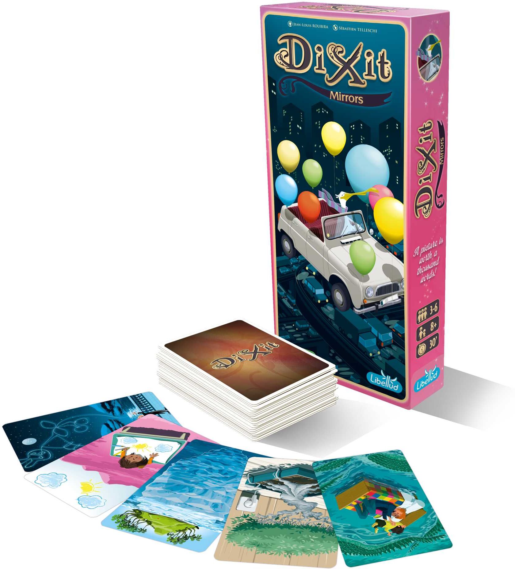 Libellud Dixit: Mirrors, 84 new illustrated picture cards for Dixit base game