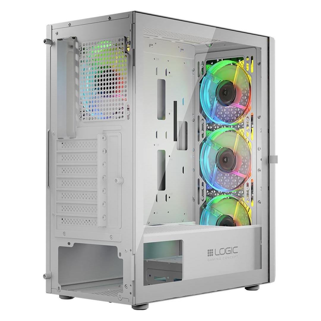 Logic ARAMIS ARGB MINIDI USB-3.0-Gehäuse Weiss (ATX) (AT-ARAMIS-20-0000000-0002)