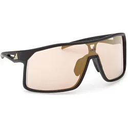 Adidas, Herren, Sportbrille, Alkator Mirror S3 (Black Matt, Matte Black, Braun), Braun, Schwarz
