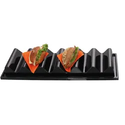 Schneider - Snack-Verkaufsständer, 600 x 195 x 70 mm, Kunststoff schwarz