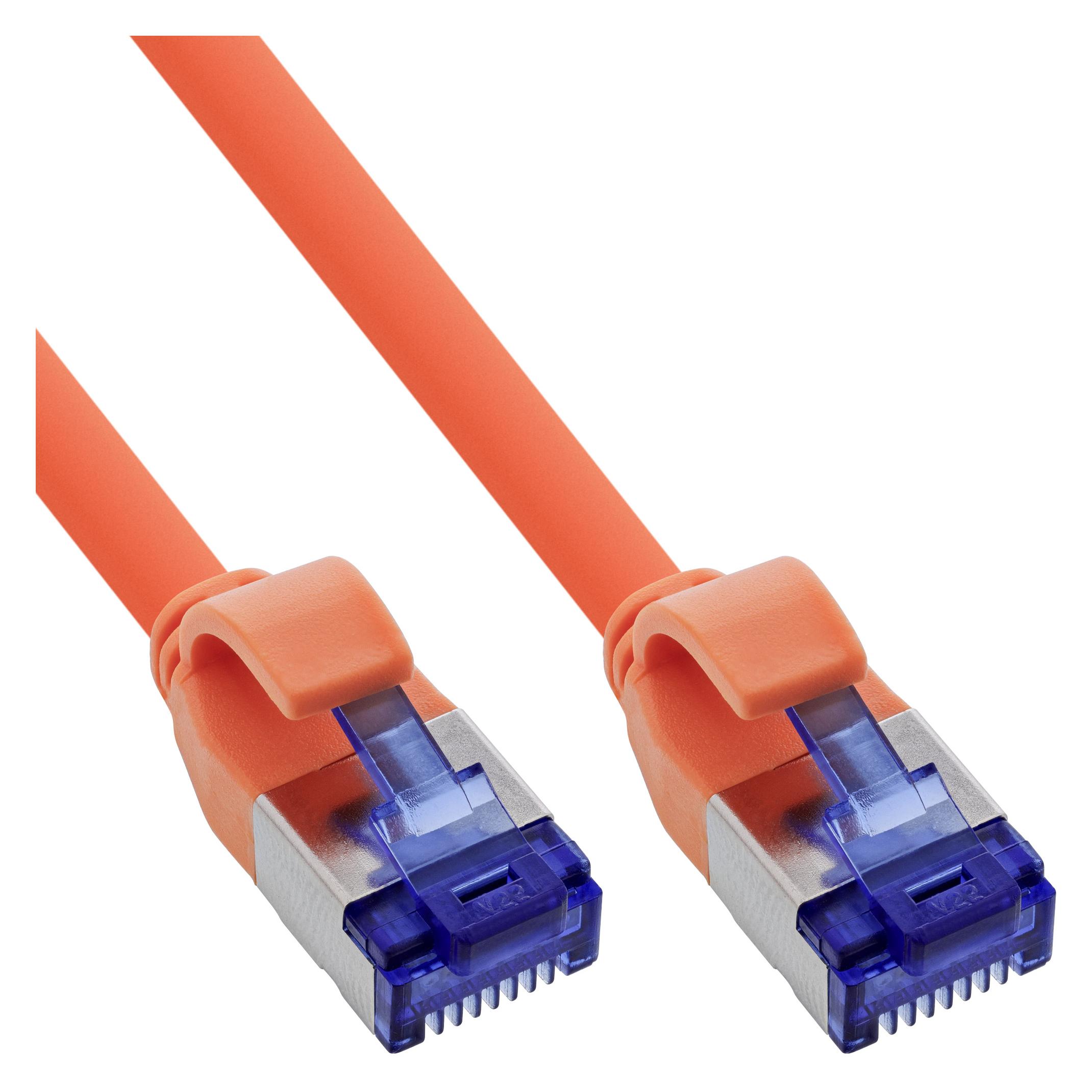 InLine Patchkabel Slim (CAT6a, 1 m) (74901O)