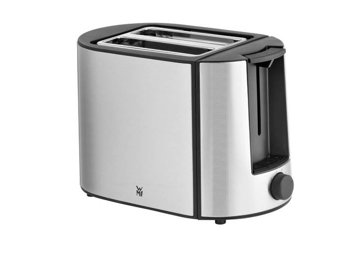 WMF Toaster Bueno Pro, Metall, Kunststoff, 18x20x27.9 cm, Krümelschublade, Brötchenaufsatz, Auftaufunktion, Aufwärmfunktion, Nachtoastfunktion, automatischer Auswurf nach Röstende, automatische Zentrierung der Toastscheibe, Kochgeschirr, Küchengeräte, Toaster
