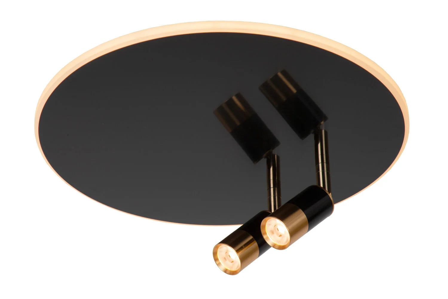 Lucide Jubel Design Plafondlamp - Zwart - LED - Dimbaar - Ø 40 cm