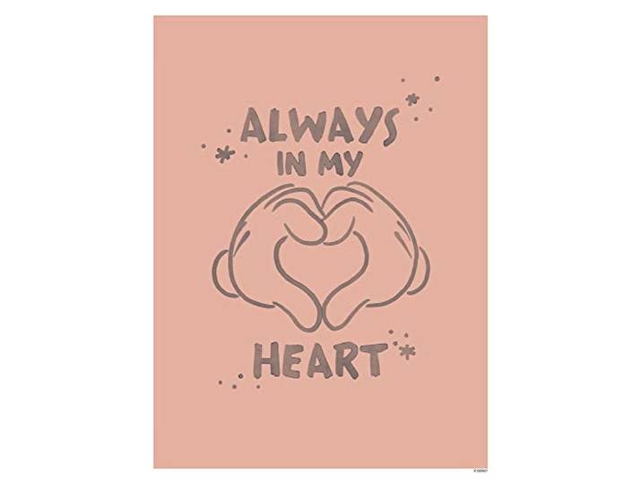 Komar Wandbild - Mickey Endless Love - Größe: 30 x 40 cm - Disney, Poster, Kinderzimmer