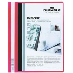 Durable Schnellhefter »Duraplus 2579« A4+ rot, 24x31.1 cm