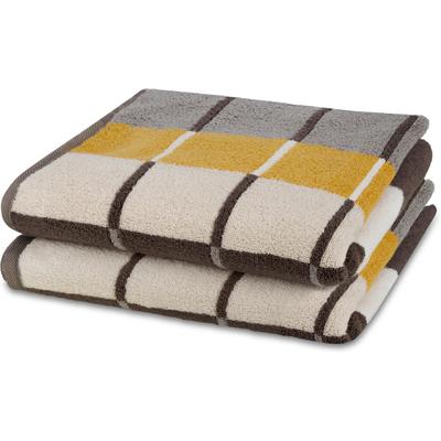 Handtücher ROSS "Three Stars 9042", bunt (mokka), B:50cm L:100cm, Frottier, Frottier, Handtücher, 100% Baumwolle, made in Germany