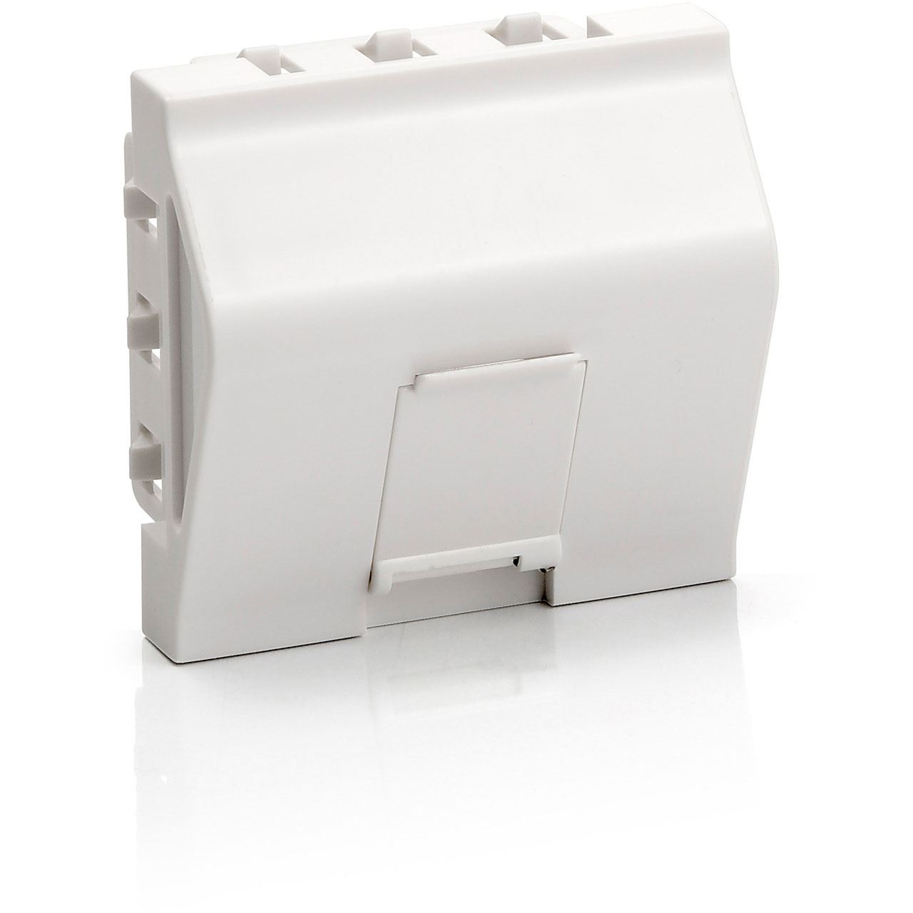 equip Keystone Einsatz u. Abdeckrahmen 1-Port reinweiß