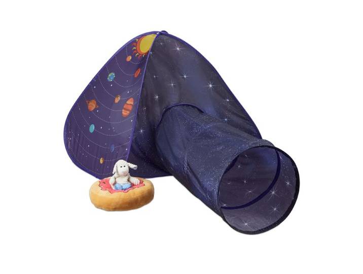 Relaxdays Tente pour enfants décorée de planètes