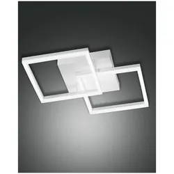 Fabas Luce Bard Wandleuchte inkl. Smartluce LED 1x39W Metall- und Methacrylat Weiss