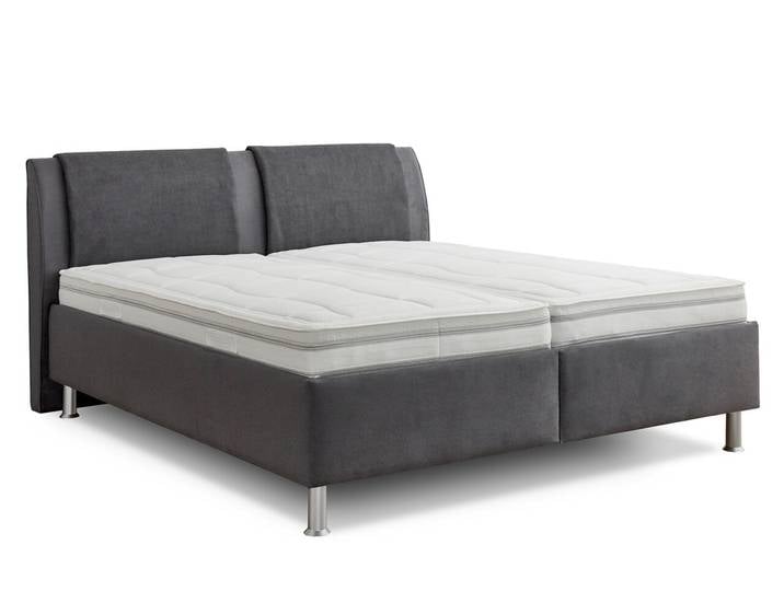 Beldomo Sleep Polsterbett FRANKA, grau, Stoff