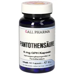 Pantothensäure 6 mg GPH Kapseln