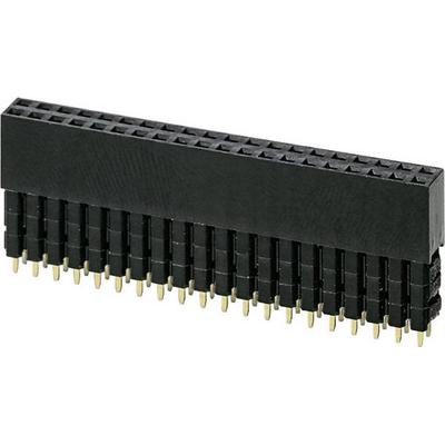 Phoenix Contact PSTD 0,65X0,65/40-2,54 Raspberry Pi® Buchsenleiste Schwarz Passend für (Einplatinen-Computer) Raspberry Pi® 1 St.