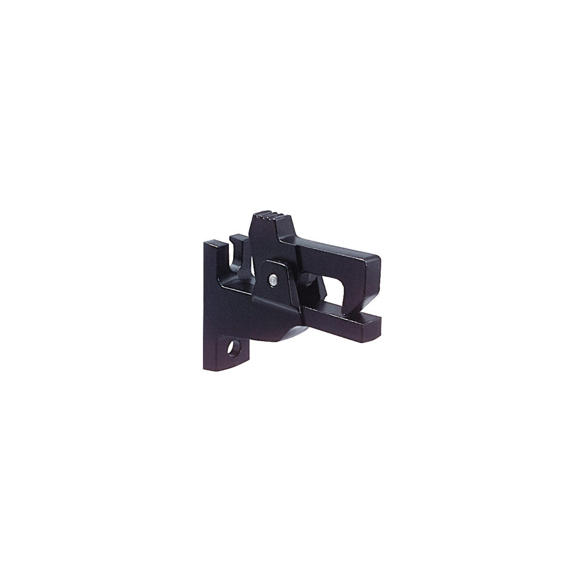 DENI Torfeststeller 3804,mit Fanghaken L101mm Aluminiumguss naturfarbig (3804 0000 11)