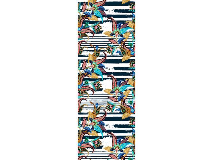 Vinyltapete QUEENCE Junah , bunt, B:0,9m L:2,5m, Vinyl, Tapeten, Vinyltapete, 90x250cm, selbstklebend, kinderleichte Anbringung,, Sticker