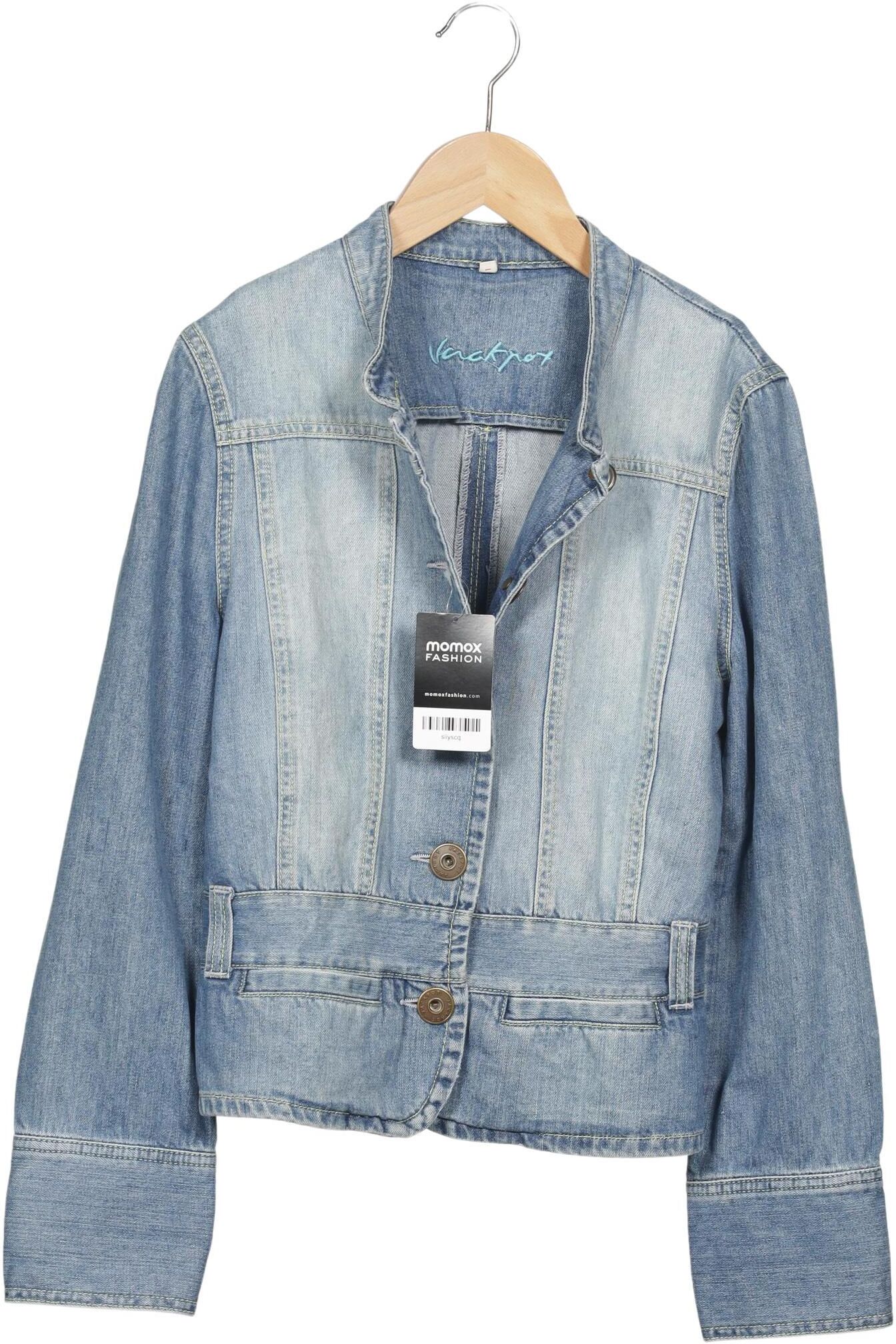 Jackpot Damen Jacke, Hellblau, Gr. EU 36, Baumwolle - Second Hand