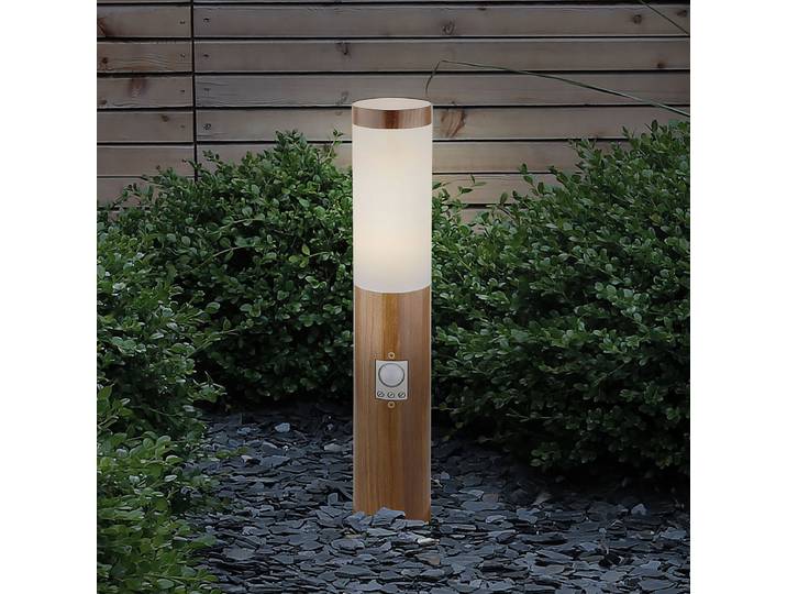 Wegeleuchte Boston Ø 13cm Braun/Weiß
