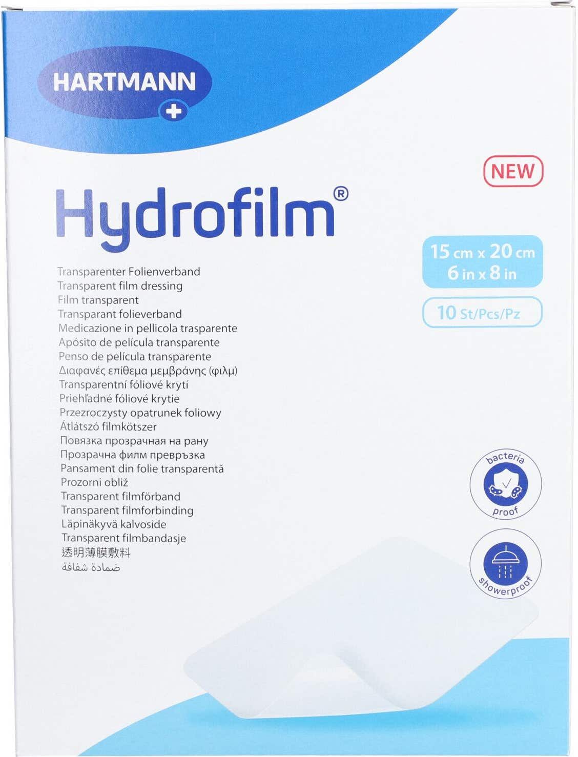 HYDROFILM Apósito Transparente 15x20 cm 10 uds