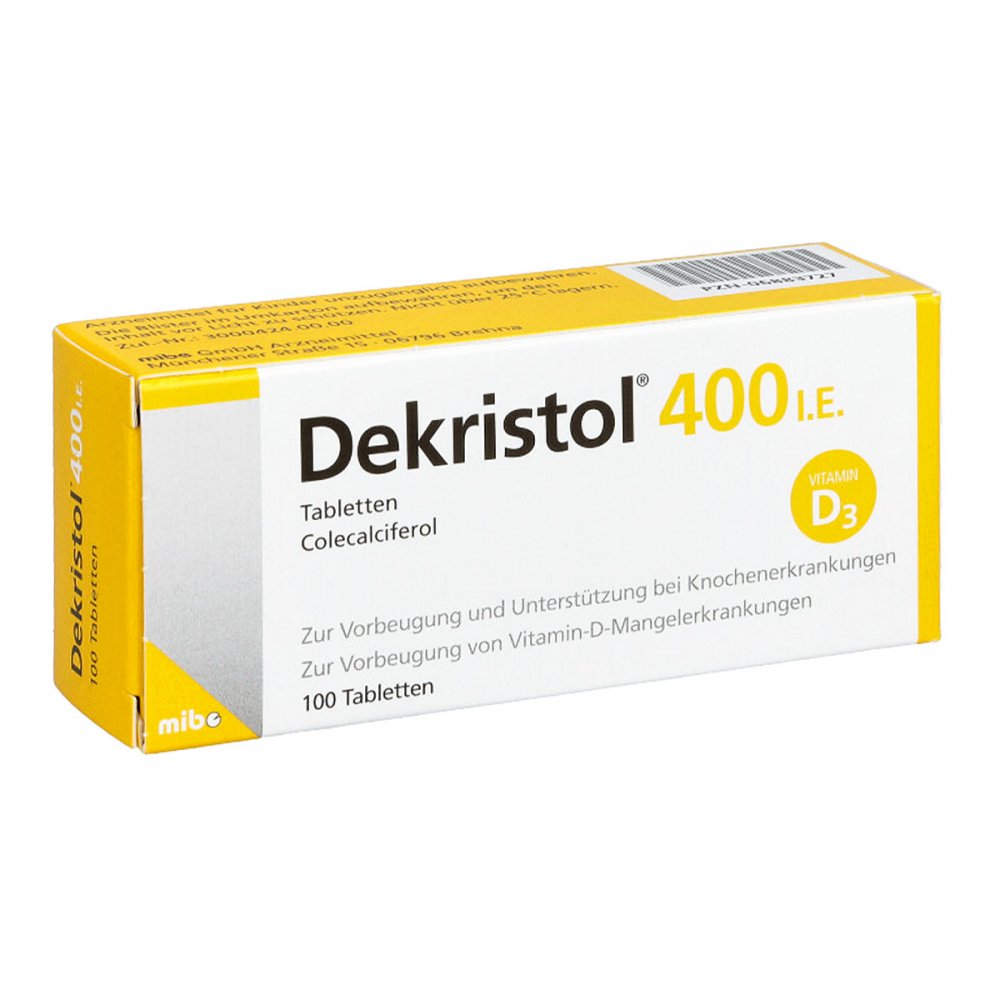 MIBE GmbH Arzneimittel Dekristol 400 I.E. Tabletten 06883727