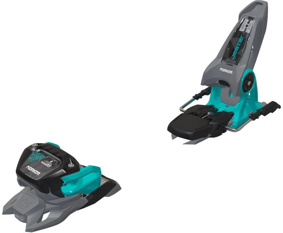 Marker  - Jester 16 110mm Gray Turquoise - Fix Ski