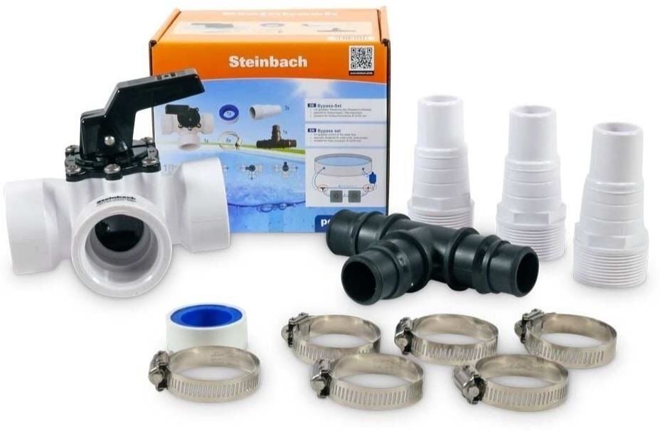 Steinbach Bypass-Set für 38 mm Schwimmbadschlauch
