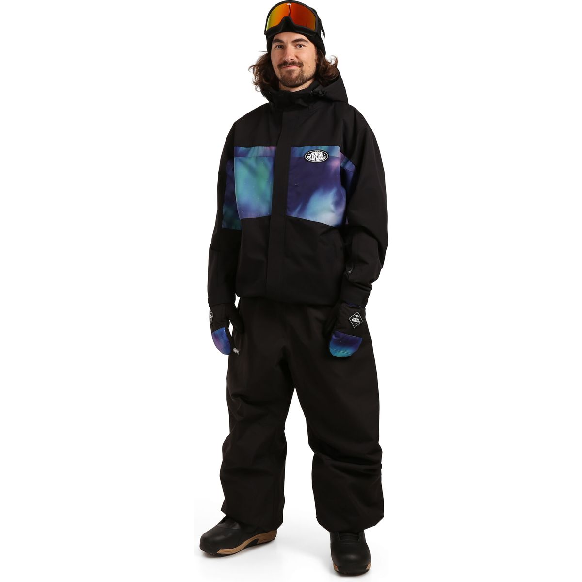 Horsefeathers Morris Jacket black/aurora L OM328E-black-aurora-L