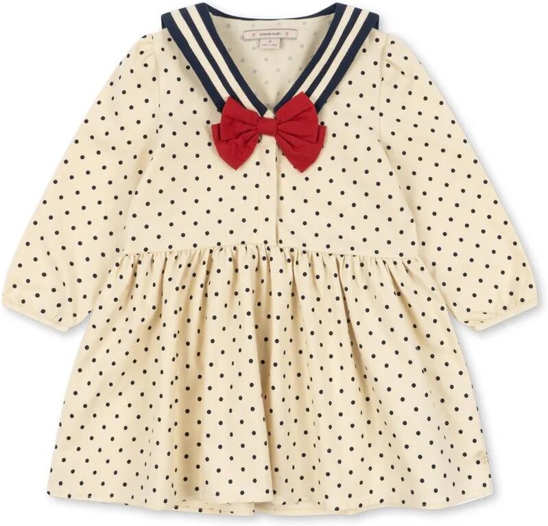 Konges Sløjd Robe Cali Pois Coton Bio Ecru 2 ans