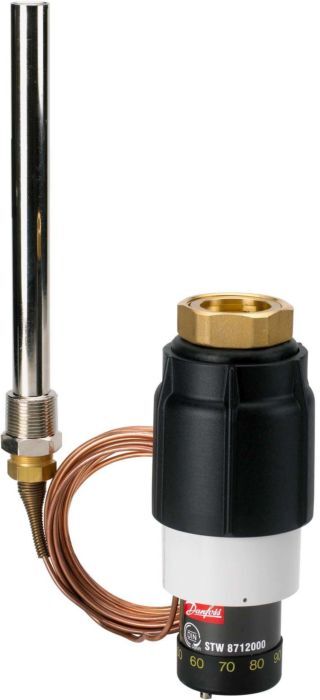 Danfoss Schutz Temp, Wächter 065-0608 30 - 110 C, R3/4, mit Tauchhülse (MS)