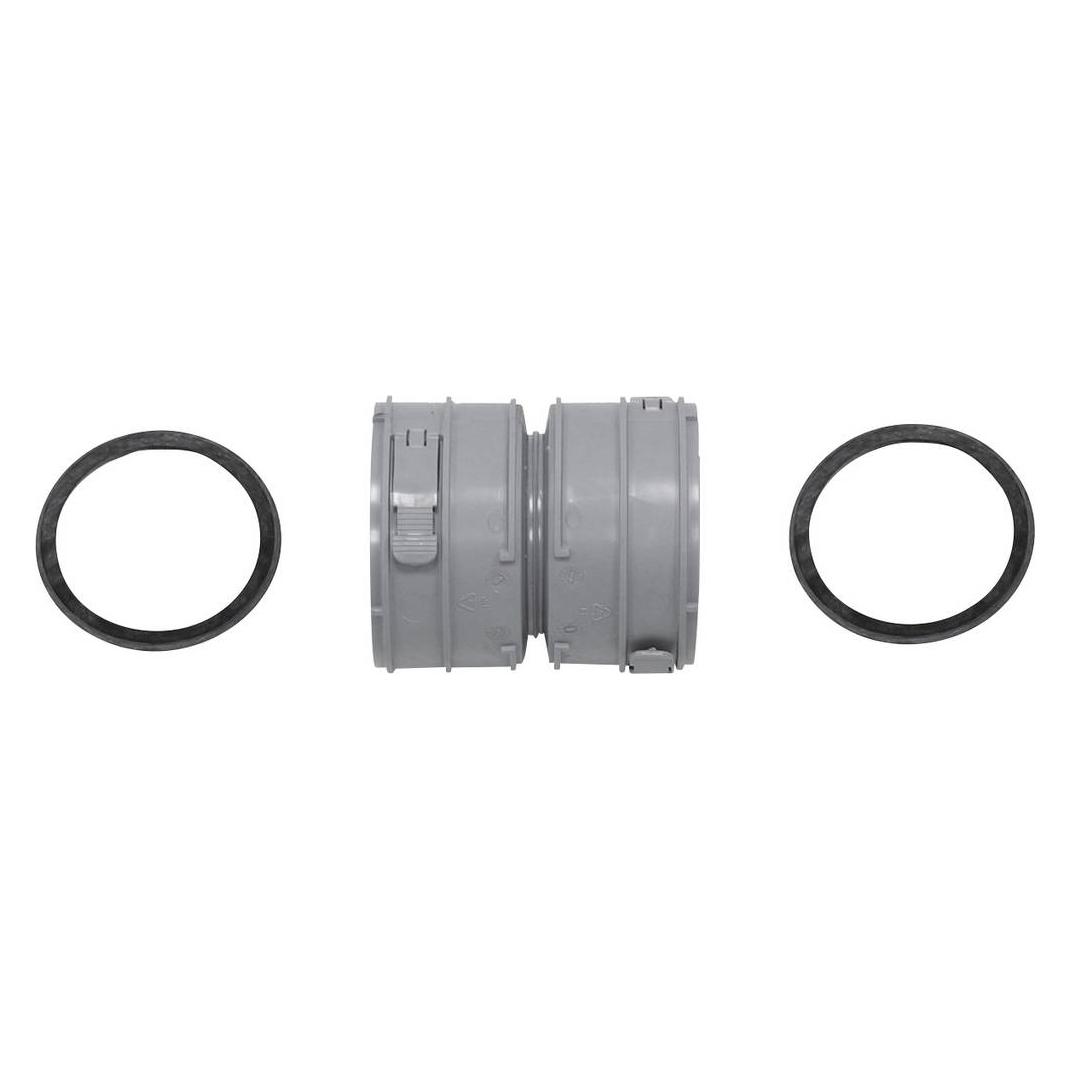 Vaillant Set 3 Verbindungsstück Brennw. für flexible Abgasleitung DN 80. PP (303512)