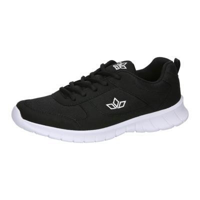 Sneaker LICO "Freizeitschuh Blaine", Herren, Gr. 41, Textil, schwarz, Synthetik, Schuhe Sneaker
