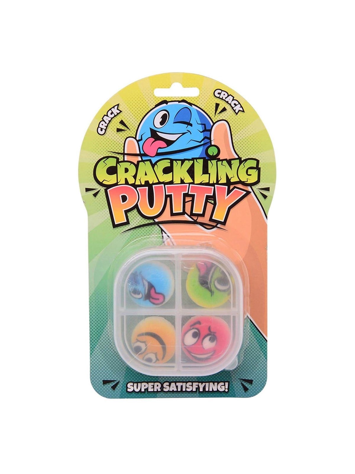 Johntoy Crackling Putty in Storage Box 4 pcs.