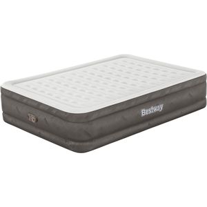 Bestway Luftbett Fortech, selbstaufblasend, 203 x 152 x 46cm, eingebaute elektrische Pumpe