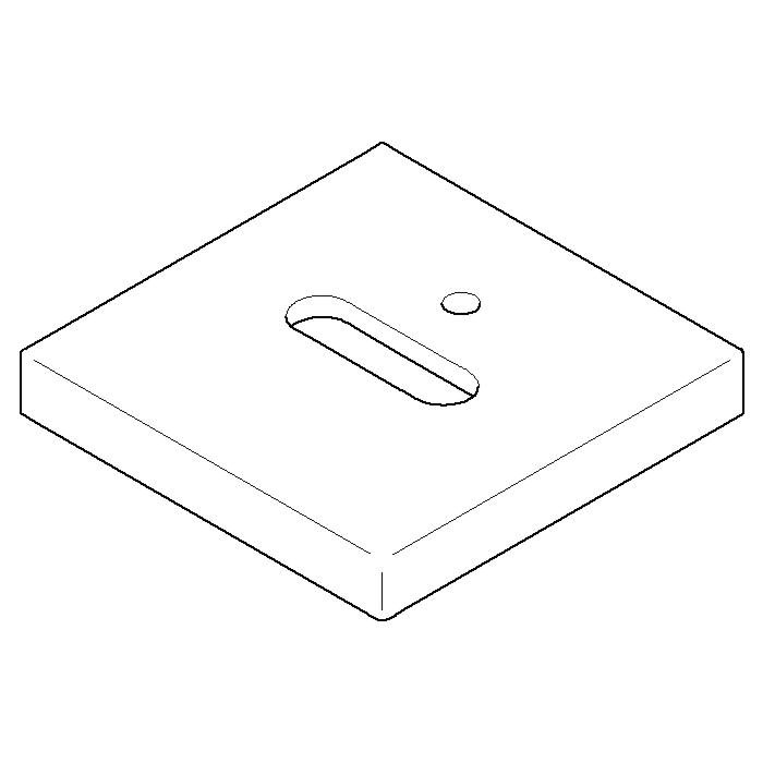 Dornbracht Rosette MEM für Auslauf 092778032-08 platin