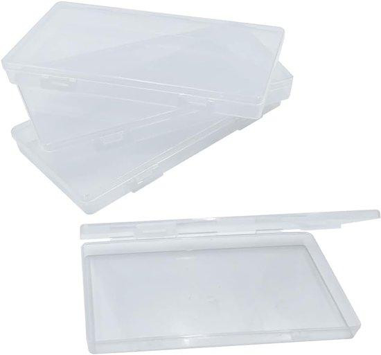 Famanu Set van 4 Rechthoekige Organizerboxen van Plastic
