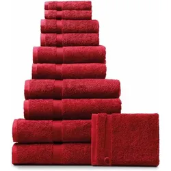 RHOMTUFT Frottierserie PRINCESS cardinal Seiftuch 30 x 30 cm