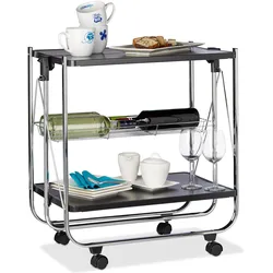 Relaxdays, Servierwagen, Serviertablett