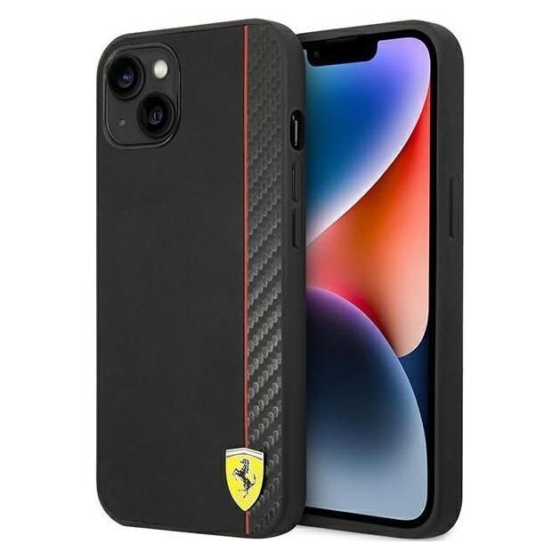 Ferrari FEHCP14MAXBK iPhone 14 Plus 6,7" czarny/black hardcase Carbon (Apple iPhone 14 Plus) (FER000546-0)