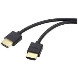 SpeaKa Professional HDMI Anschlusskabel HDMI-A Stecker, HDMI-A Stecker 1.00 m Schwarz 8K UHD, Flexibel HDMI-Kabel SP-11004216