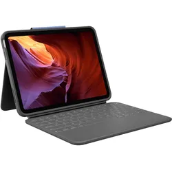 Logitech Rugged Folio For Ipad-10th Gen (US, Apple iPad 2022 (10. Gen)), Tablet Tastatur, Grau
