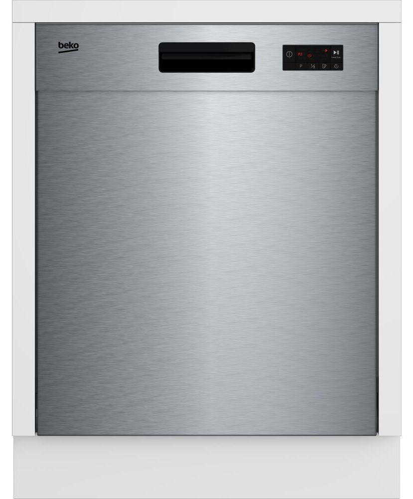 Beko BDUN15430X, Teilintegriert, Standardgröße (60 cm), Edelstahl, Edelstahl, Touchsteuerung, LED