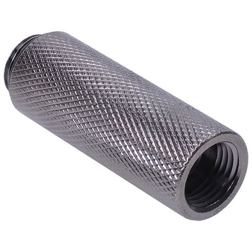 Aquatuning Verlängerung G1/4 auf G1/4 50mm - gerändelt - schwarz nickel