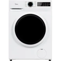 Midea MF110W100B-14A10 A, Waschmaschine, Weiss, Schwarz