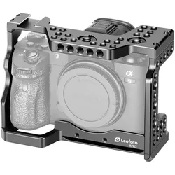 Leofoto Kamerakäfig für Sony A7R MK III/A9/A7 MK III (Cage), Video Zubehör, Schwarz