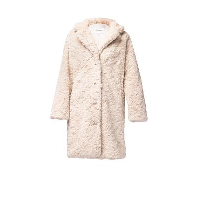 Fellimitatmantel SURI FREY "Fellmantel SFY Freyday", Damen, Gr. XXL, beige (beige 400), Obermaterial: 100% Polyester PES., Mäntel