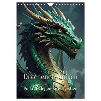 Drachenchroniken – Porträts legendärer Bestien (Wandkalender 2026 DIN A4 hoch), CALVENDO Monatskalender