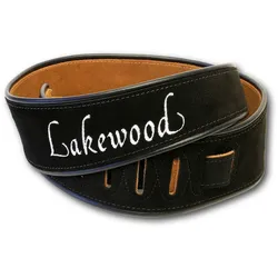 Lakewood Guitar Strap Black Leather - Gitarrengurt